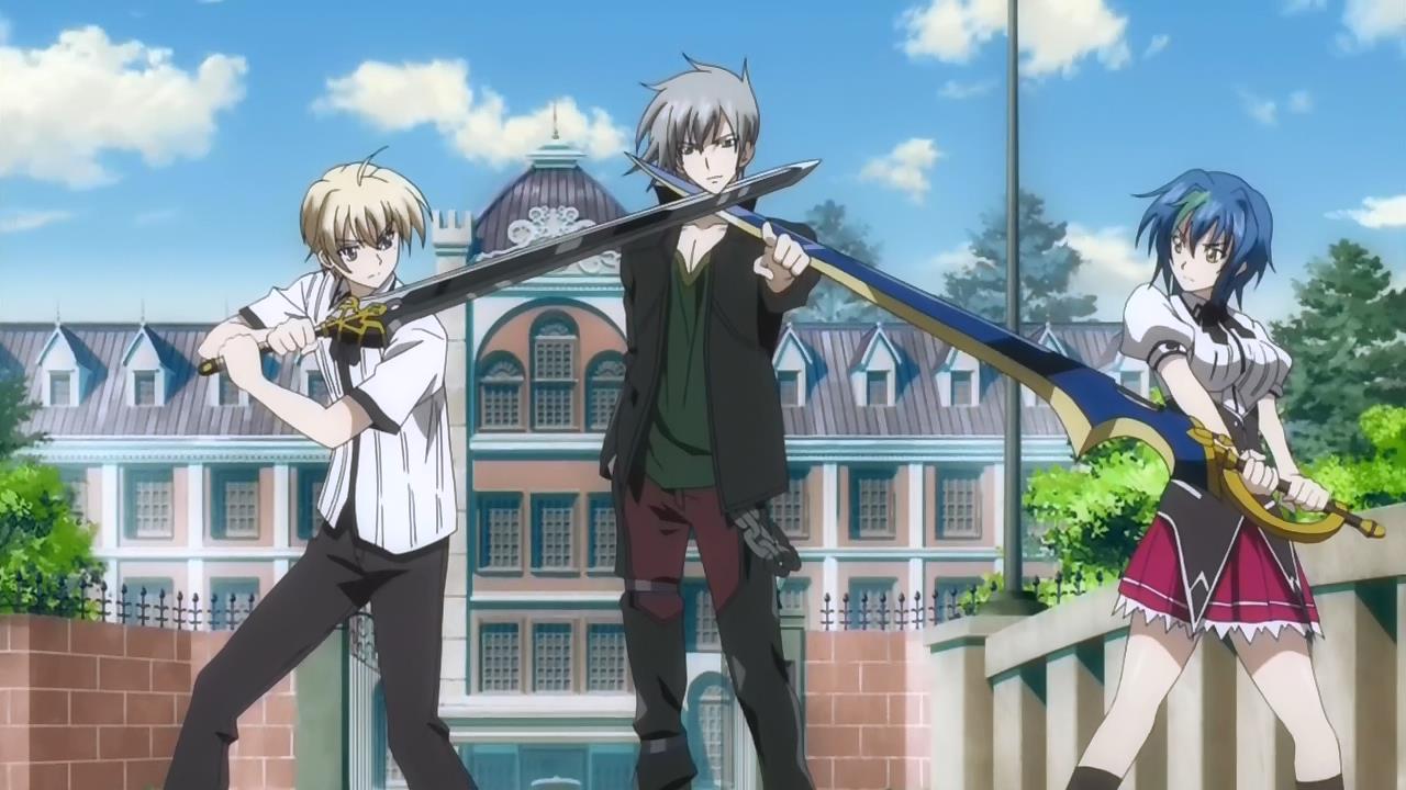 So we saw Vali meet up with Issei before, but he simply brushes by as if it...