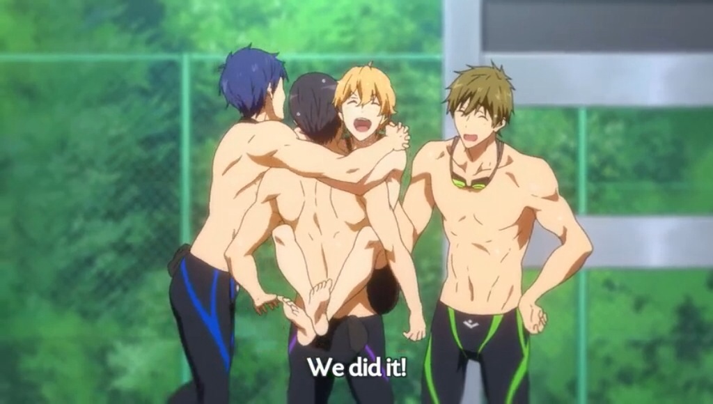 Free! Iwatobi Swim Club – MUSCLES, MUSCLES EVERYWHERE~ FINAL review | Brave  New Moe